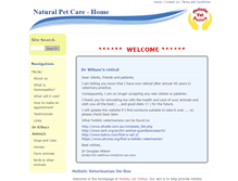 Tablet Screenshot of holisticvetonline.com